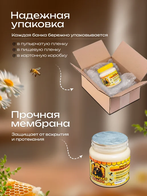 Крем-мед с маточным молочком, вариант, фото 3