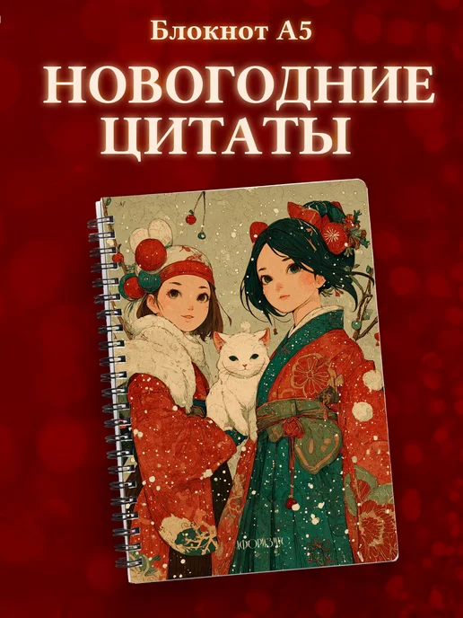 Блокнот зимний новогодний