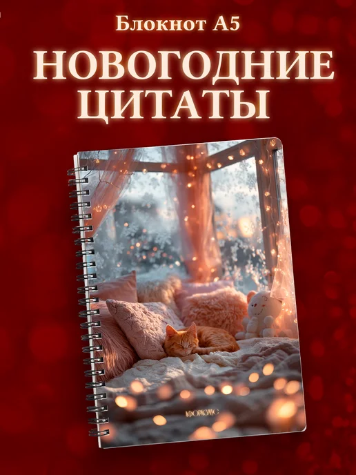Блокнот зимний новогодний