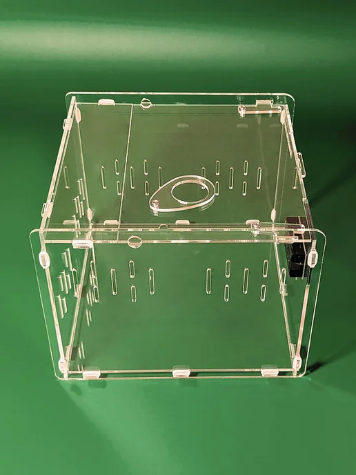 TERRAFORMICA RoomBox Mini террариум на 6 литров для пауков, насекомых, белый, фото 8