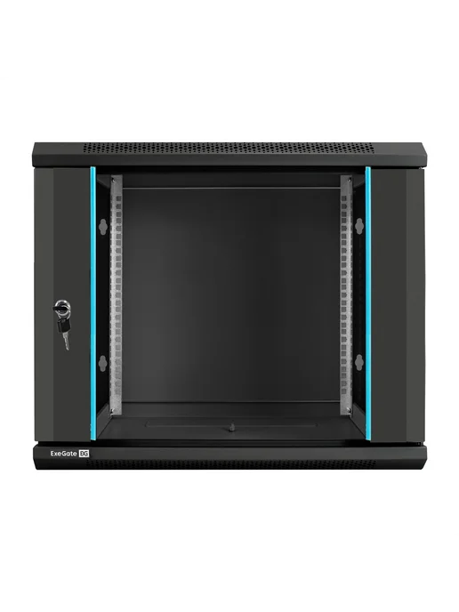 EXEGATE Шкаф телекоммуникационный EC-WM-9U.600 G BLACK, черный, фото 3