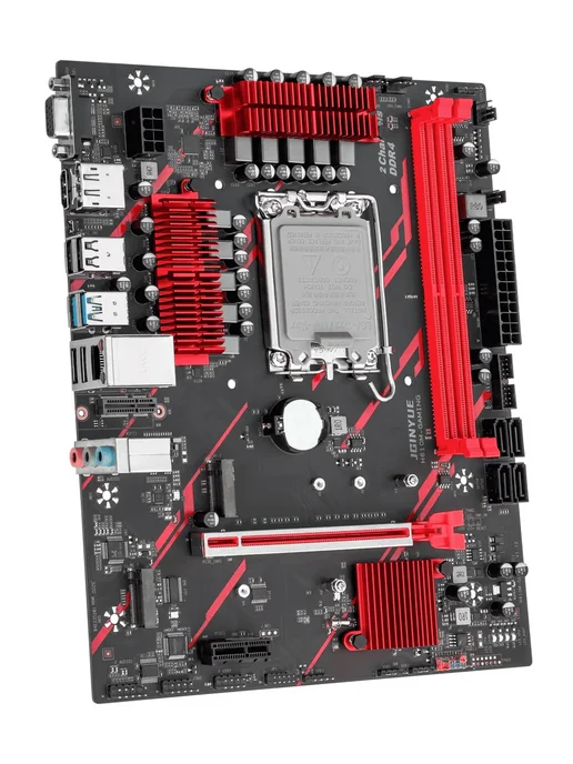 JGINYUE Материнская плата H610M-GAMING DDR4 M.2 NVME XMP ARGB, вариант, фото 2