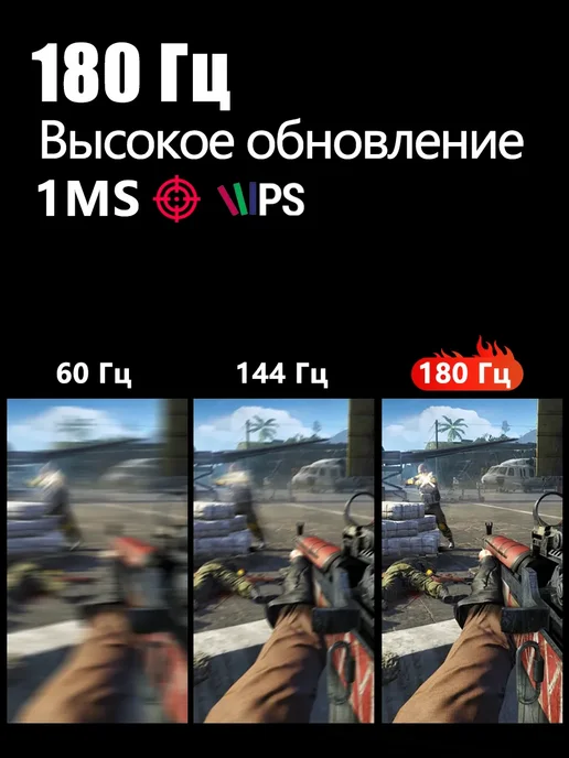Mucai игровой монитор для пк 24 дюйма 165 гц N2488H, 180, фото 2