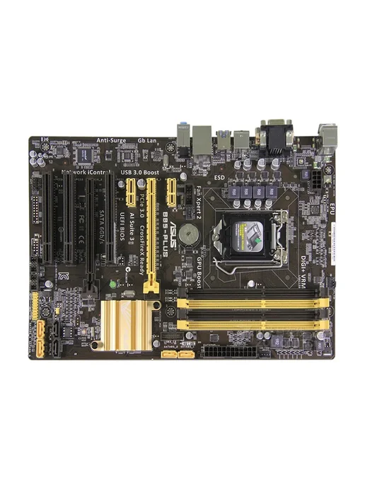 Asus Материнская плата LGA 1150 B85-PLUS DDR3, материнская плата DDR3 ATX, фото 2