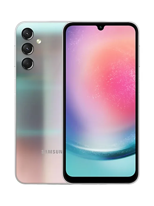 Смартфон Samsung A24 4/128 ГБ, серебристый, фото 2