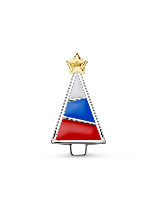 DrVorobev Пин Ёлка. Серебро 925 501ПН132802, серебристый, фото 2