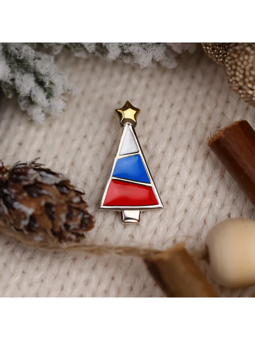 DrVorobev Пин Ёлка. Серебро 925 501ПН132802, серебристый, фото 4