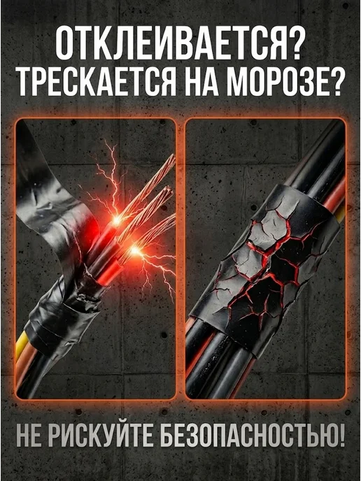 Изолента черная для проводов — фото 2