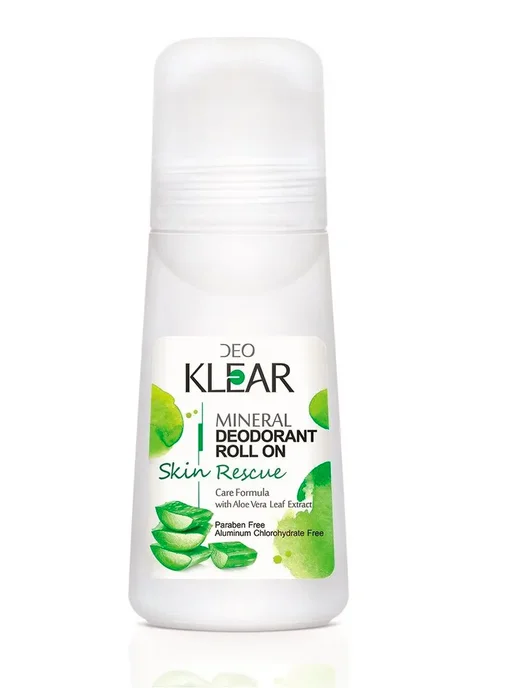 DEOKLEAR Минеральный роликовый дезодорант Skin Rescue, 65 мл, 65 мл, фото 3