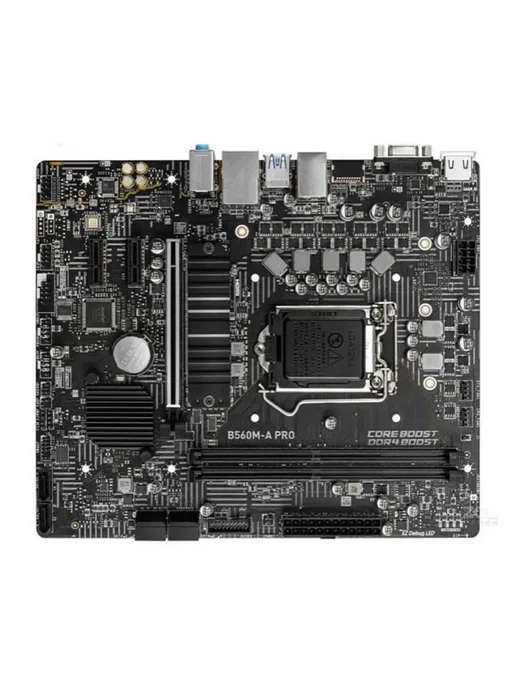 материнская плата MSI B560M-A PRO LGA 1200 DDR4, вариант, фото 4