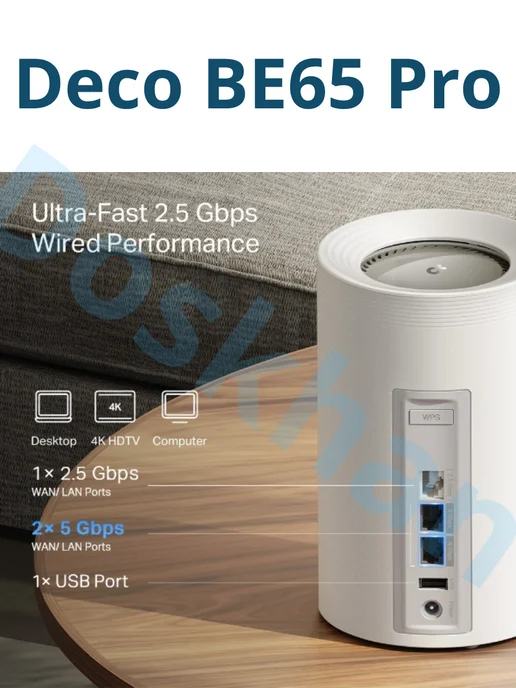TP-link Mesh система Deco BE65 (1-pack), 4 шт, фото 7