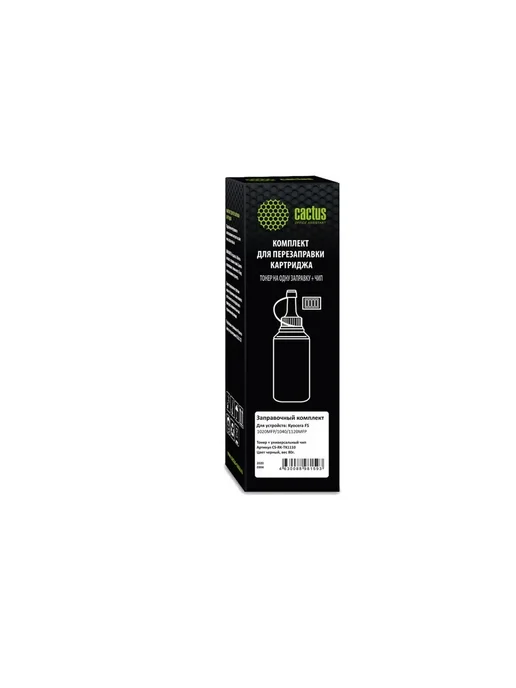 CACTUS Тонер CS-RK-TK1110 черный флакон 80гр, 80 г, фото 2