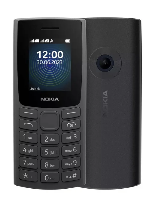 nokia Мобильный телефон 110 TA-1567 Charcoal, черный