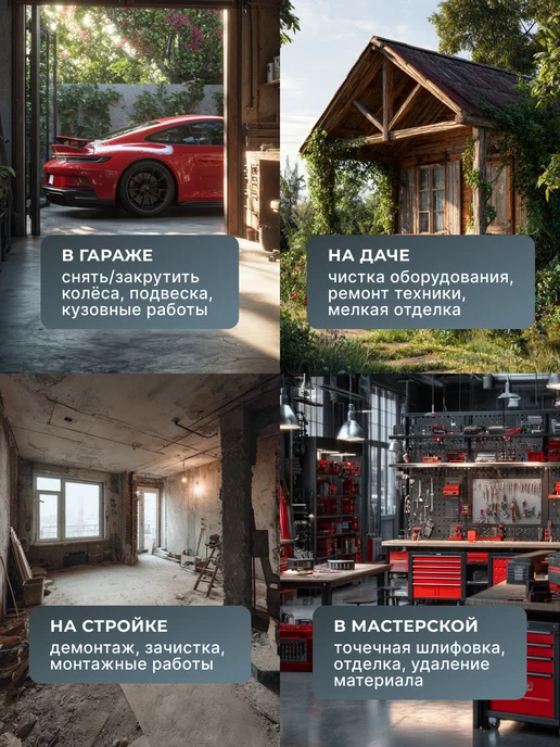 Набор пневмоинструмента для компрессора в кейсе НП-90 — фото 3