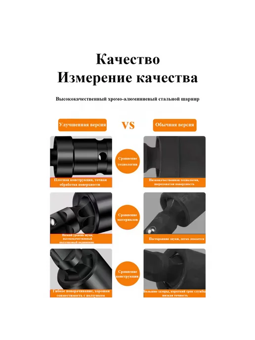 Кардан ударный c шариковой фиксацией 3 шт, 3 шт, фото 6