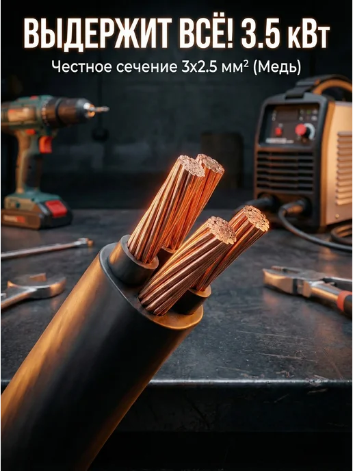 Удлинитель силовой на катушке 30 метров СУ-3x2,5КГ-30/3 — фото 2