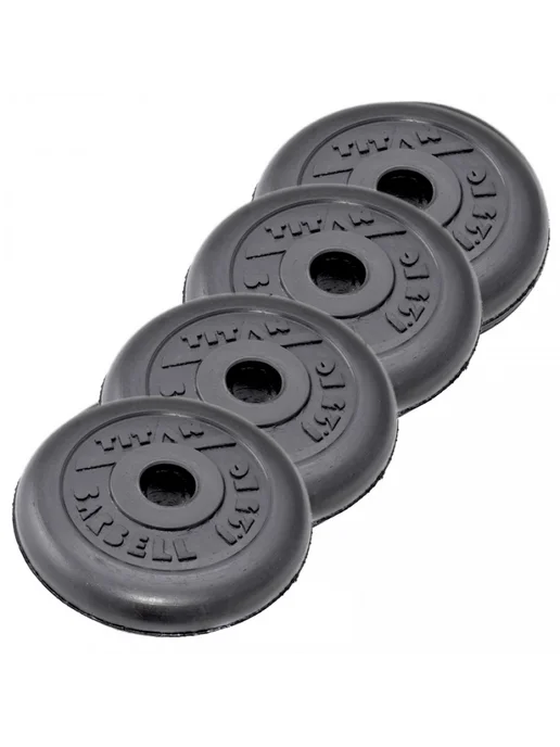 Titan Barbell Набор дисков TITAN 2,5 кг (4 шт), d 31, 1,25 кг, 4 шт