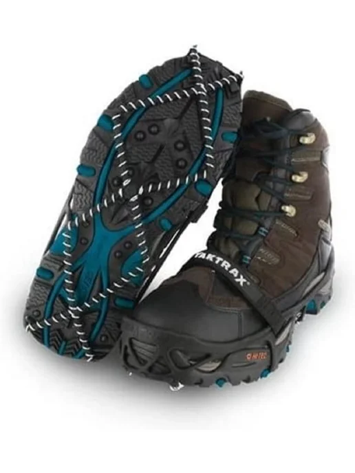YAKTRAX Накладки на обувь противоскользящие шипы для обуви, коричневый