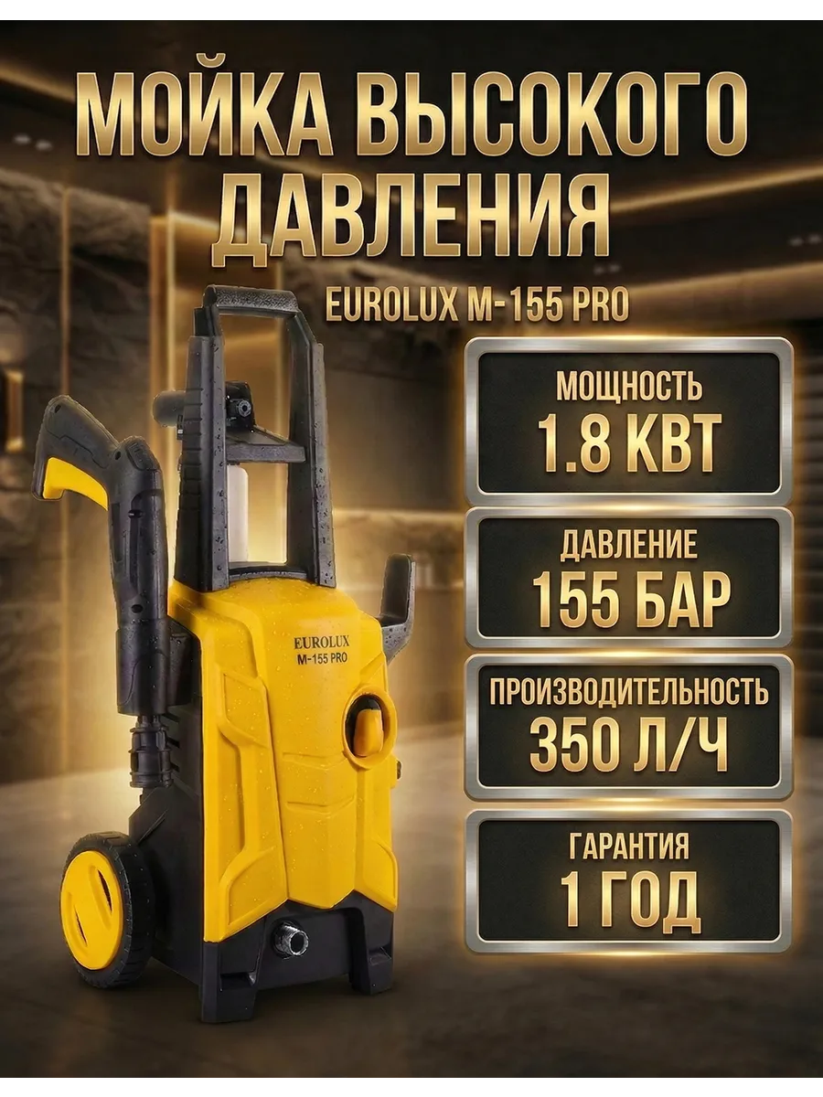 Мойка высокого давления с пеногенератором для автомобиля