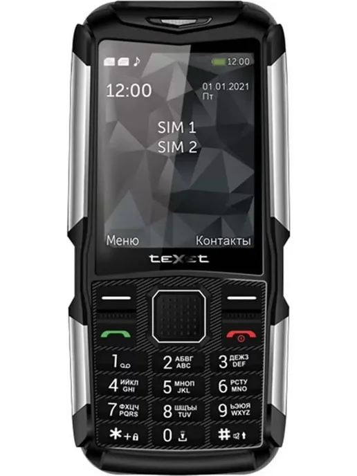 Texet Телефон кнопочный TM-D314 без камеры 2500 мАч, черный, фото 2