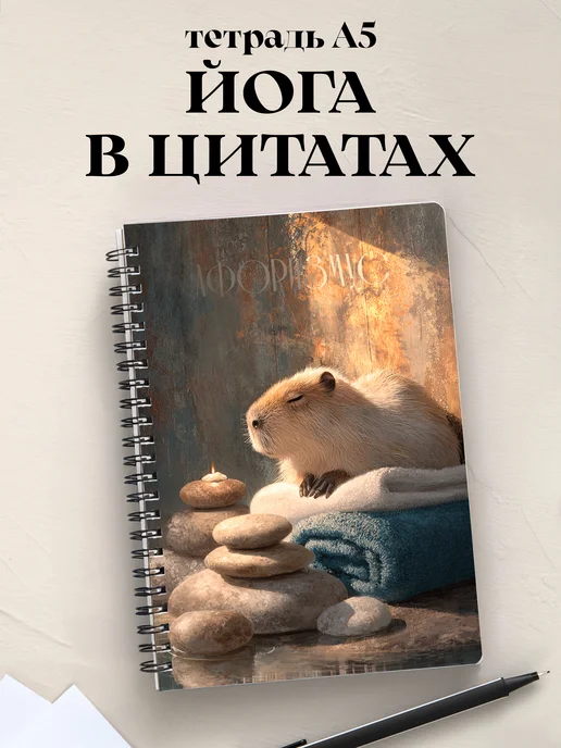 Тетрадь Йога с цитатами
