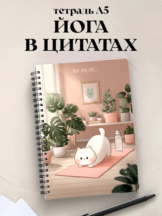 Тетрадь Йога с цитатами