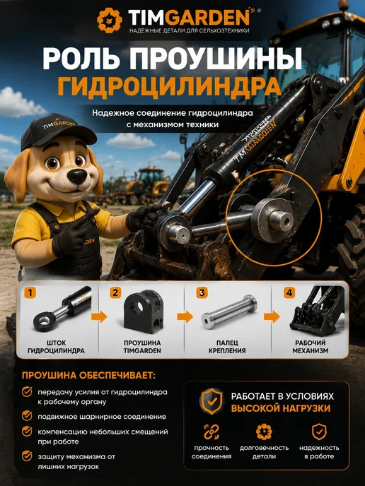 Проушина гидроцилиндра 40,2 мм, вариант, фото 2