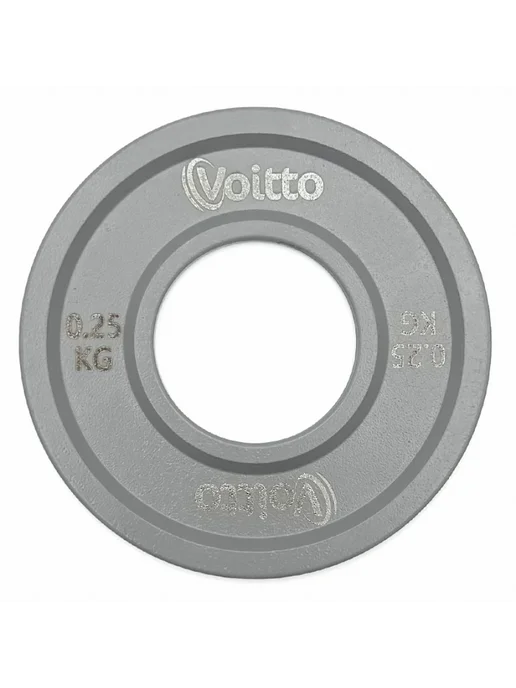 Voitto Набор калиброванных дисков V-600 0,25 кг (2 шт), 0,25 кг, 2 шт, фото 3