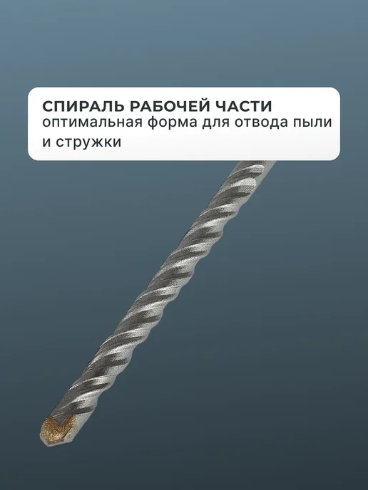 Бур по бетону 8 мм — фото 4