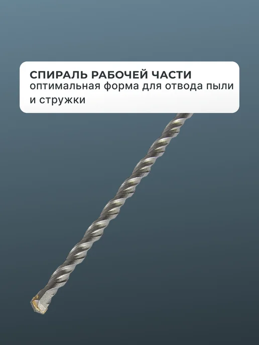 Бур по бетону 8 мм — фото 4