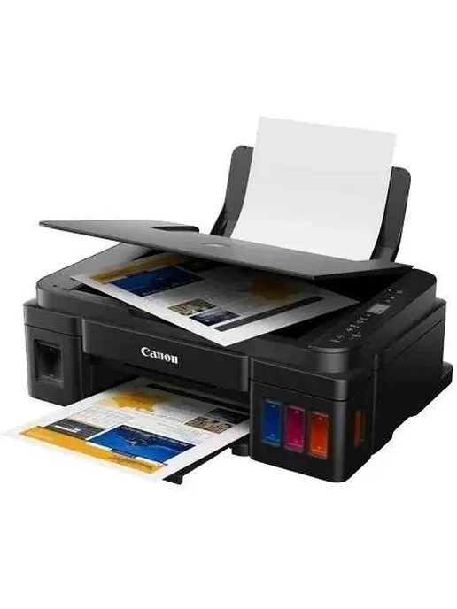 CANON МФУ струйный цветной PIXMA G2410, СНПЧ, без Wi-Fi, А4 цветное с СНПЧ, фото 5