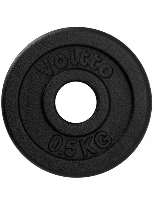 Voitto Набор чугунных дисков V-200 1 кг (4 шт), d 26, 0,5 кг, 2 шт, фото 3
