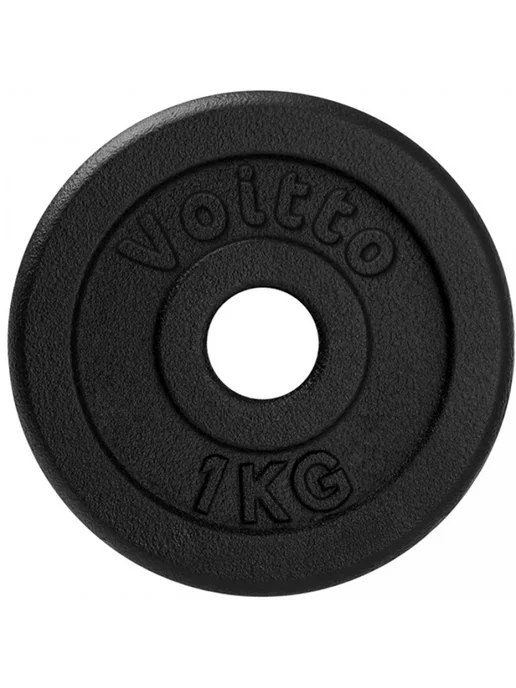 Voitto Набор чугунных дисков V-200 1 кг (4 шт), d 26, 1 кг, 4 шт, фото 3