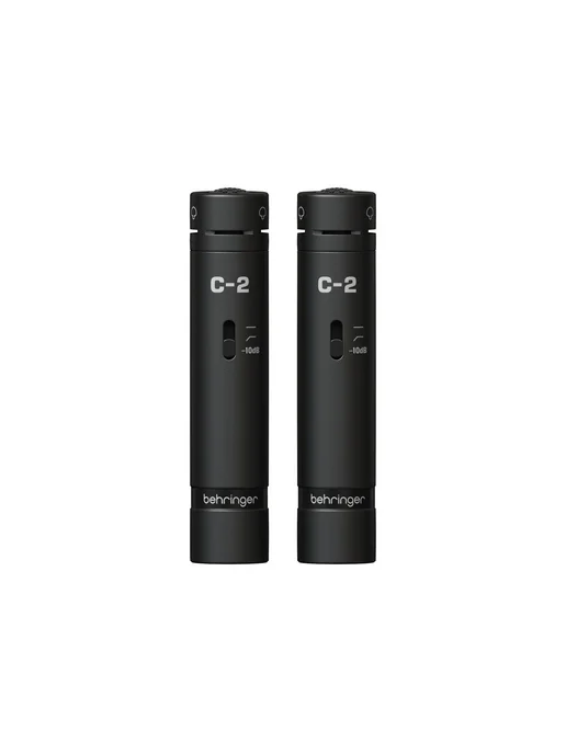 Behringer C-2 DARK EDITION подобранная пара конденсаторных микрофонов, черный