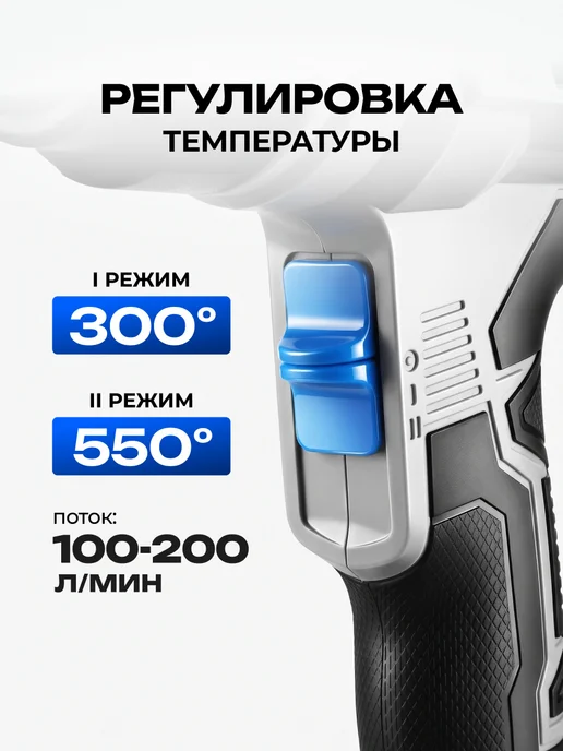 DEKO Фен аккумуляторный DKHG20V, 20В, 1x4.0Ач, вариант, фото 2