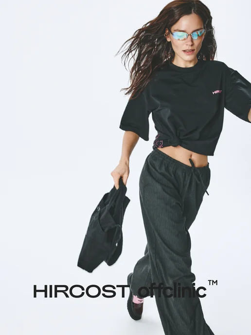 HIRCOST Футболка медицинская для стоматолога, черный, фото 5