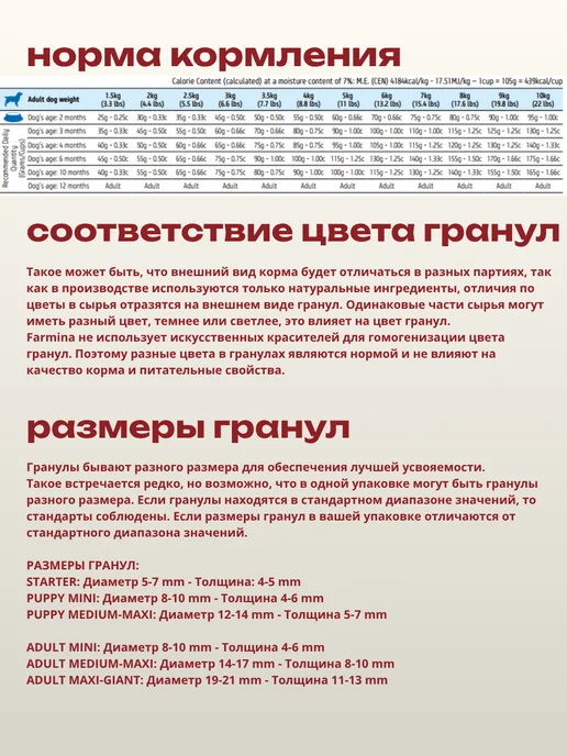Сухой корм Farmina Гранатом для собак, мелкие, щенки, курица, 0,8 кг, фото 3