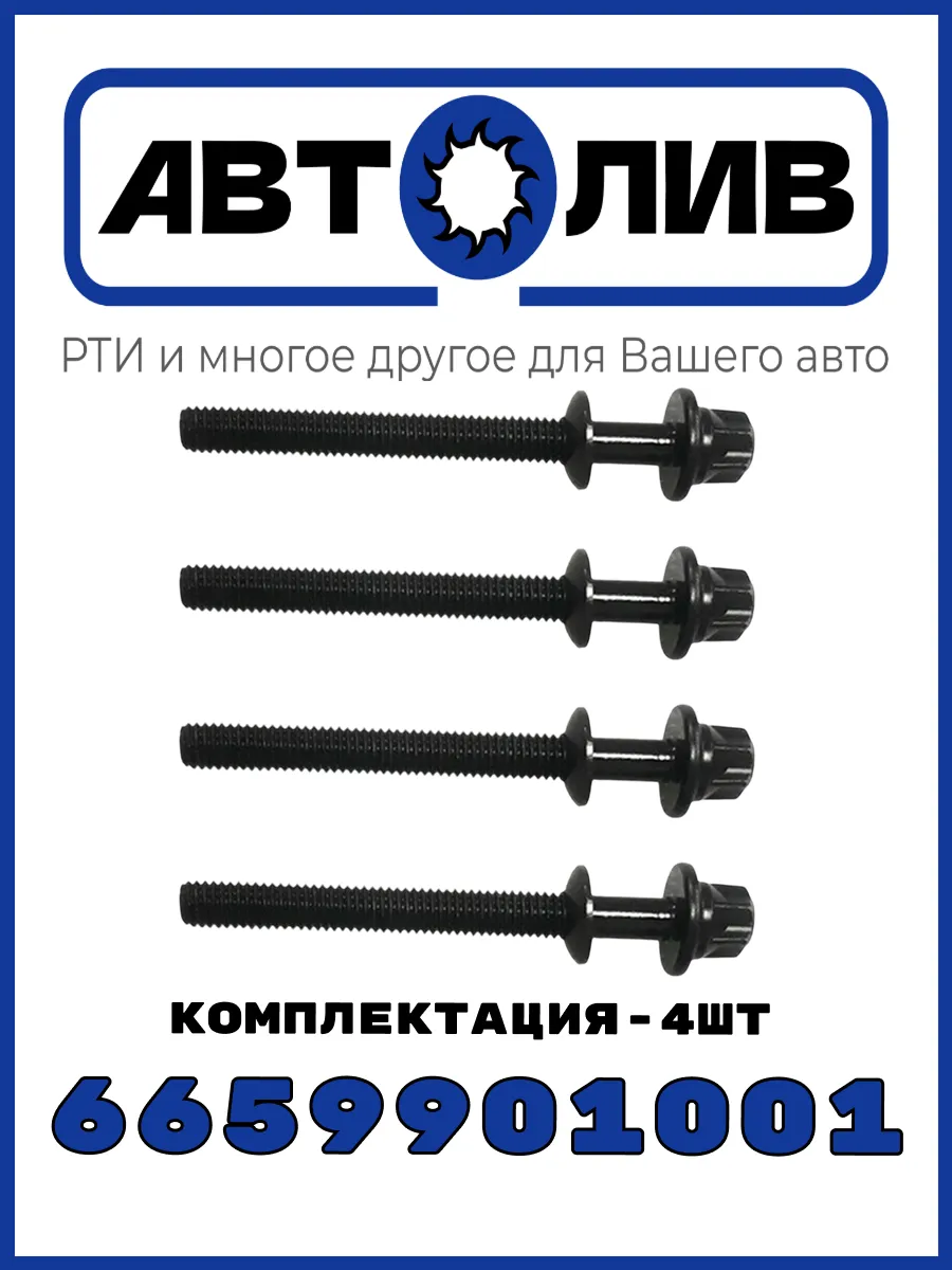 Болт крепления форсунки Ssangyong 6659901001 - 4 шт.