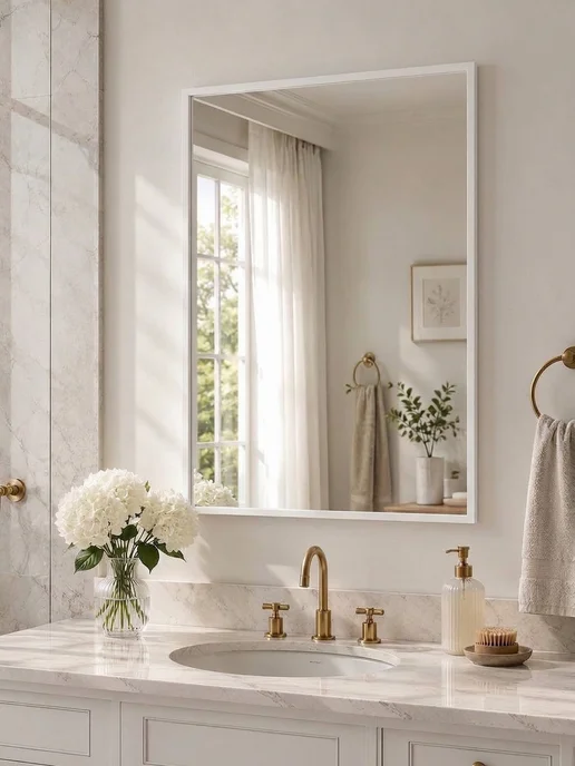 ProMos Зеркало в ванную настенное большое в раме 60*80, 60x80, фото 7