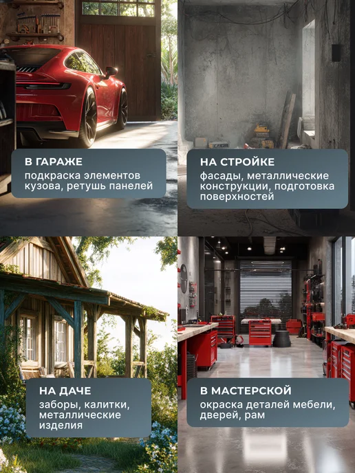 Краскопульт пневматический для покраски профессиональный — фото 3