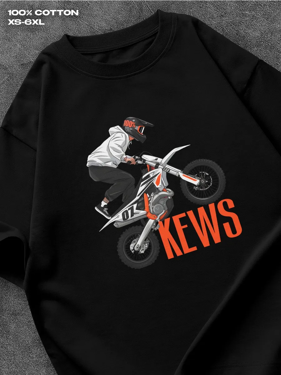 Футболка мотоциклы KTM Эндуро