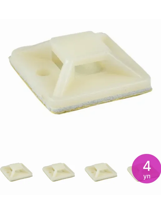 EKF. Площадка под стяжку ЕКФ самоклеящаяся, plc-20x20-r, 4 уп, белый