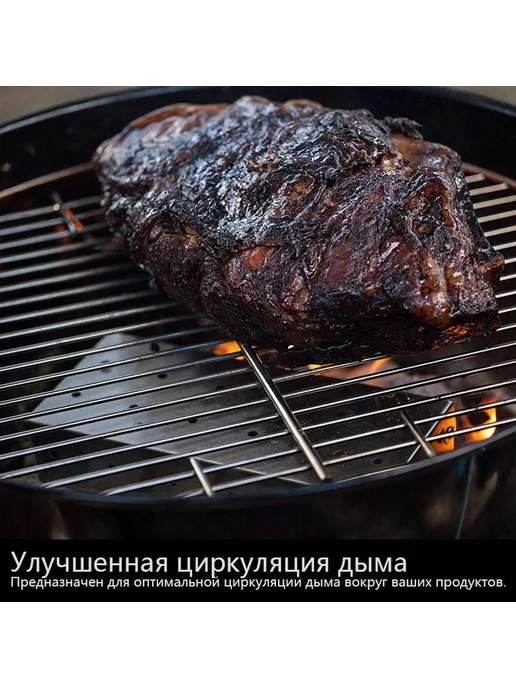 Коптильный ящик из нержавеющей стали для барбекю, вариант, фото 2