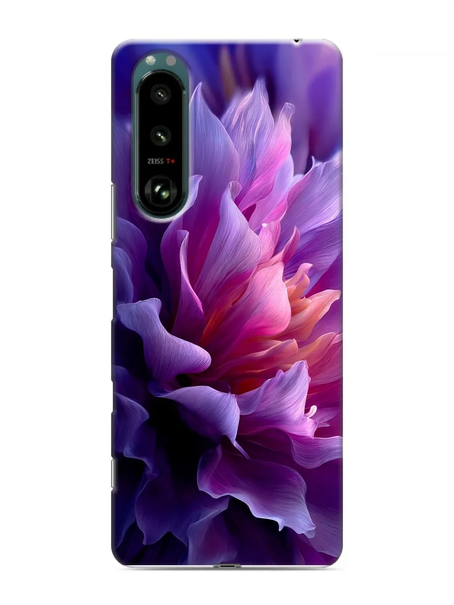 Чехол на Sony Xperia 5 III цветы (женский)