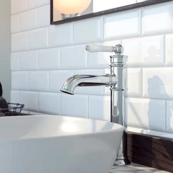 Фото товара на маркетплейсе wildberries Смеситель для накладного умывальника, ретро