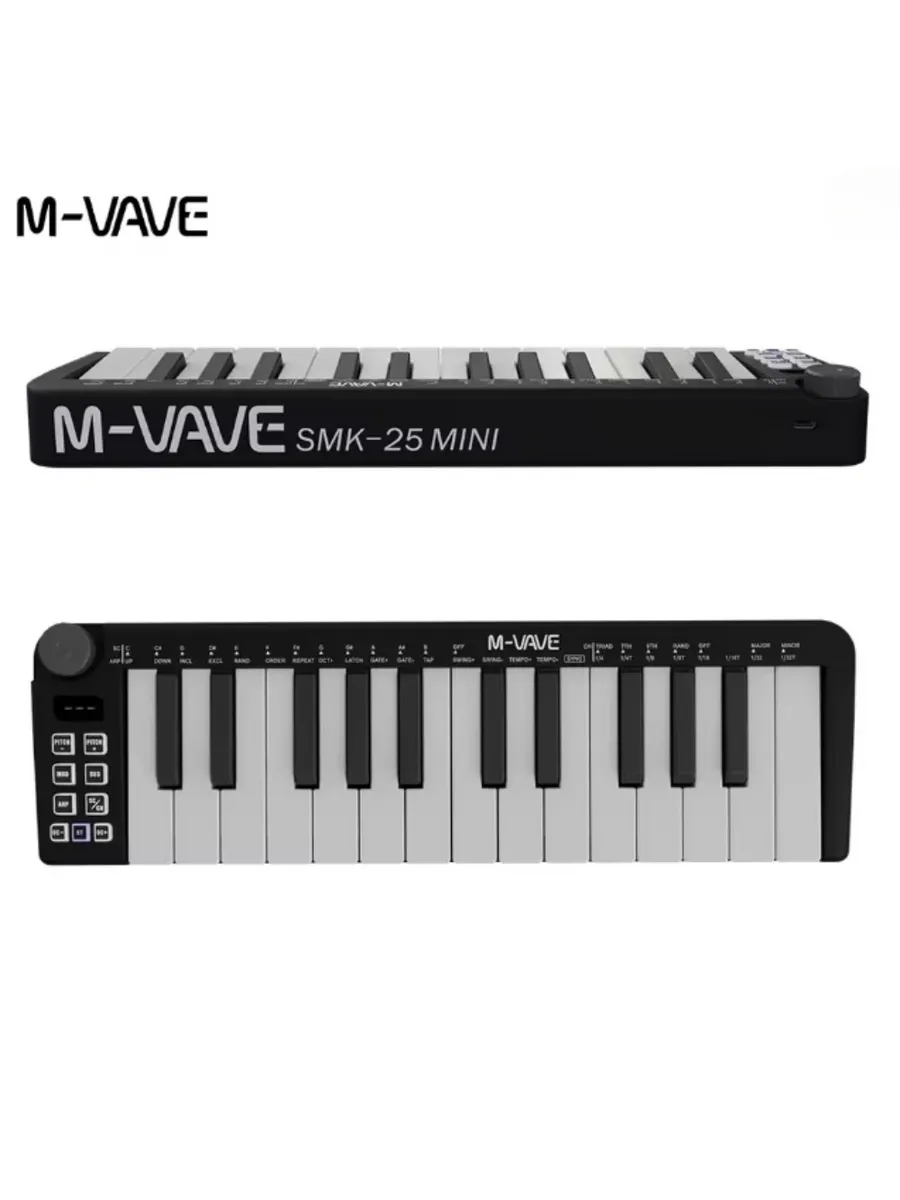 M-VAVE SMK-25MINI (25 Клавиш) MIDI Клавиатура