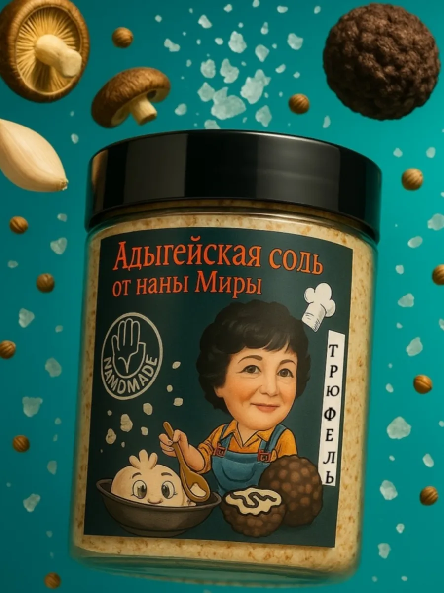 Адыгейская соль Трюфель 250гр.