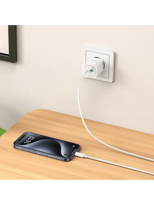 HOCO Зарядка Type-C быстрая для iphone, android, PD30W + QC3.0, 30 Вт, фото 7