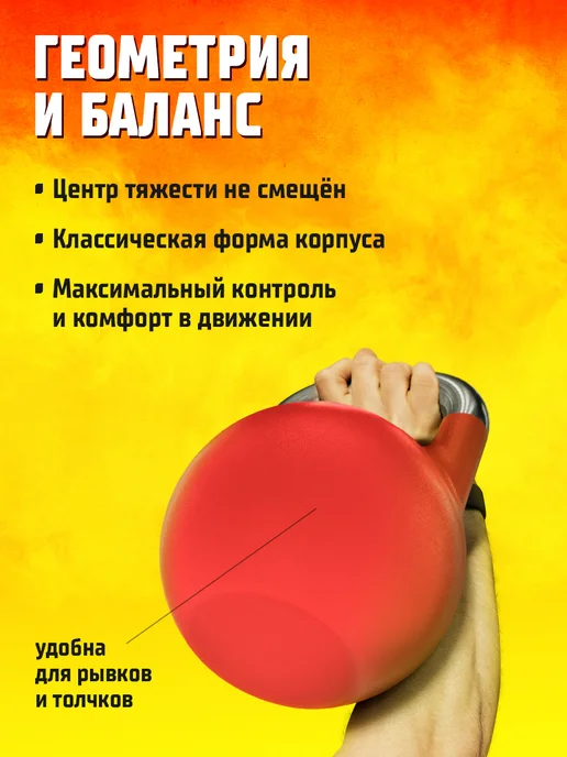 Profigym Гиря 8 кг, 22 кг, фото 4