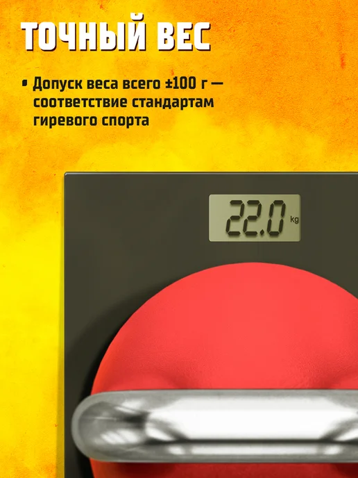 Profigym Гиря 8 кг, 22 кг, фото 6